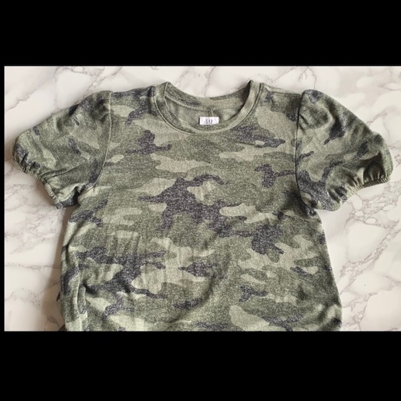 3/$45 ⭐️ GAP Kids Camo Knit Dress SIZE M (8) - Picture 2 of 5